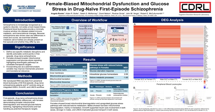 Rooks Female Biased Mitochondrial Dysfunction And Glucose Stress In Drug Naive First Episode Schizophrenia Rooks Female Biased Mitochondrial Dysfunction And Glucose Stress In Drug Naive First Episode Schizophrenia
